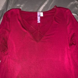 Shift Dress with 3/4 Length Sleeve